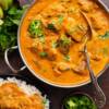 Butter Chicken Masala, Yellow Dal, Steam Rice & Chapathi